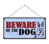 CARISPIBET Beware of the Dog! Australian Cattle Dogs Warning signs for your home outdoors signs Garden gate house plaque door signs 6" x 12"