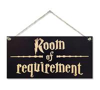 CARISPIBET Room of Requirement | home decorative signs house signs fantasy and wizardry theme welcome sign 6" x 12"