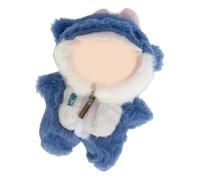 CARISSETT 17CM Plush Doll Clothing Stylish Jumpsuit Doll Outfit Soft Polyester Animal Costume For Anime Sitting Figure Anime Clothes