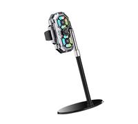 CARISSETT 3 Gear Adjustable Cooling Systems Back Clip Mute Heatsink Double Cooling Fan With Digital Display Stand Live Broadcast Phone Heatsink