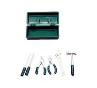 CARISSETT Child Safe Miniature Gardening Tool Scene Display Accessory for Doll House Outdoor Pretend Play Garden Landscape Props Doll House Decoration