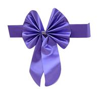 CARISSETT Elastic Chair Back Decorative Satins Sash Ribbon Stretch Chair Sashes Easily Fit Slip Ribbon Bows For Home Elegant