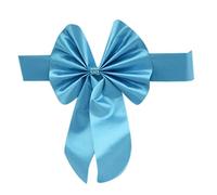 CARISSETT Elastic Chair Back Decorative Satins Sash Ribbon Stretch Chair Sashes Easily Fit Slip Ribbon Bows For Home Elegant
