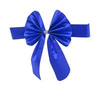 CARISSETT Elastic Chair Back Decorative Satins Sash Ribbon Stretch Chair Sashes Easily Fit Slip Ribbon Bows For Home Elegant
