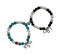 CARISSETT Elegant Adjustable Bead Beaded Friendship Wristchain Handmade Wristand Jewelry For Birthdays And Anniversaries Glass Alloy