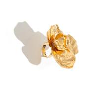 CARISSETT Elegant Rings Adjustable Rings Flower Wedding Flower Shape Dating Open Finger For Woman Man Open Alloy