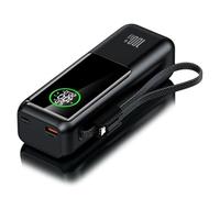 CARISSETT Fast Charging Easy Carry Chargers Case 20000mAh Equipped 100W LED Digital Display for Various Electronics