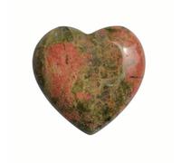 CARISSETT Heart Pendants Jewelry Accessory Heart Jewelry Pendant Stone Texture Suitable For Making And Craft Enthusiasts Natural Crystal Decoration