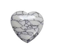 CARISSETT Heart Pendants Jewelry Accessory Heart Jewelry Pendant Stone Texture Suitable For Making And Craft Enthusiasts Natural Crystal Decoration