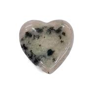 CARISSETT Heart Pendants Jewelry Accessory Heart Jewelry Pendant Stone Texture Suitable For Making And Craft Enthusiasts Natural Crystal Decoration