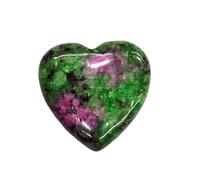 CARISSETT Heart Pendants Jewelry Accessory Heart Jewelry Pendant Stone Texture Suitable For Making And Craft Enthusiasts Natural Crystal Decoration