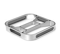 CARISSETT High Performances Aluminum Heat Sink Base With 2 Airflows Channel For Macmini Studio Use Desktop Cooling Stand With Power Button Access