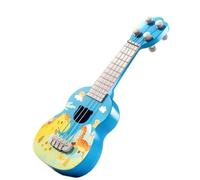 CARISSETT Interactive Learning Toy Guitar with Simulated Tones for Kids to Explore Music Skill and Cognitive Development Cartoon Cartoon