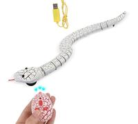 CARISSETT Interactive Remote Control Reptiles Toy With Realistic Textures And Kid Friendly Construction Remotes Control Snake Realistic Robotic Snake