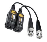 CARISSETT Long Ranges CCTV Video Balun Transmitters for 4HD Format Toolless Installation Design for Industrial Site Security Networking Passive Twisted Pair Transmitters