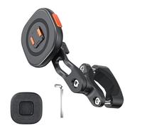 CARISSETT Motorcycle Phone Holder Fast Release 360 Rotate Rotation Aluminum Mount Suitable For 12 To 17 Use Quick Detach Mount