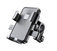 CARISSETT Motorcycle Scooter Handlebar Phone Holder ABS Construction Anti Slip Grip For 4.7-7.2 Inch Smartphones E Bike Phone Holder