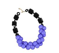 CARISSETT Multilayer Beaded Necklace Retro Styles Festival Jewelry Comfortable Resin Ethnic Accessory Retro Festival Layer Necklace