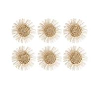 CARISSETT Pack Of 6 Delicate Flower Table Holders Unique Flower For Weddings And Parties Low-maintenance Table Accessories