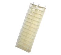 CARISSETT Permanent Not Woven 26 Pocket Over the Door Hanging Storage Highlighting Clear Pouches for Easy Sweatshirt and Shoe Organization Door Mount