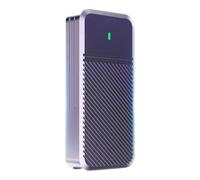 CARISSETT Premium Aluminum Solid Disc Enclosure Case For Laptops Double Side Cooling Panel 2000MB/s USB3.2 Gen2X2 Performances Ssds Enclosure