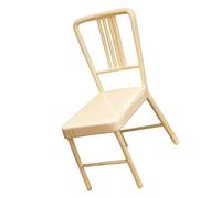 CARISSETT Realistic 1/12 Iron Garden Table and Chairs Set for Dollhouses 3PCS Weather Resistant Outdoor Decors Wrought Iron Dollhouses Patio Furniture