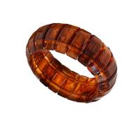 CARISSETT Retro Geometric Circles Acrylic Bangle Vintage Designs Lightweight Stylish Jewelry Wrist Accessory For Women Gift Ready Geometric Design Women's