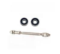 CARISSETT Road Bike Front Rear Wheel Hub Axles With 2 Bearings Bicycles Spindle Shifts Shaft Levers For Most 6-8 Speed Shifts Bike Mountain Axles