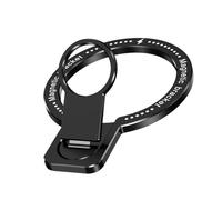 CARISSETT Strong Aluminum Phone Stand 360 Rotation Foldable Thin Design Desktop Mount For Compatible Smartphone Phone Holder With