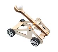 CARISSETT Sturdy Wooden Catapults Science Toy Set Easy to Assemble Without Tools Educational Model for Kids Creative Play and School Projects Kids STEM Toy