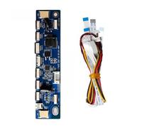 CARISSETT Universals Compatibility LED Boosters Board For 2P 6P 10P 12P Interfaces High Efficiency Voltages Converters Aluminum Construction Multiple Interfaces Compatible LED Development Board