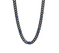 Caritate Cuban Link Chain for Men: Black/Silver Chain for Men Thick Stainless Steel Chain Necklace - Miami Cuban Link Chain Necklaces Non Tarnish 6mm/8mm Cool Mens Necklace Curb Chain 20 Inch, 22 Inch