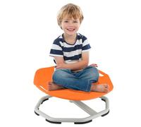 Carivia Sensory Spinning Chair,Kids Sensory Swivel Chair,Sensory Chairs for Kids with Autism,Sit and Spin with Non-Slip Design,Autism Spinning Chairs for Training Body Coordination(Orange Color)