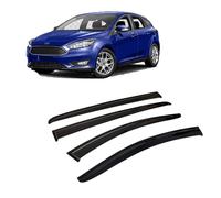 CarJoy Wind Deflectors, Air Deflectors, Rain Deflectors, Side Window Deflectors, Compatible with Ford Focus 5 Hatchback Notchback 2018-2024, Car Window Rain Cover, Rain Deflectors, Stick-on