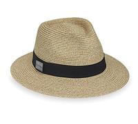 CARKELLA by Wallaroo Men’s Fairway Fedora - UPF 50+, UV Sun Protection, Packable and Adjustable Sizes - Classic Resort Style, Beige, L-XL