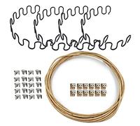 Carkio 25" Sofa Upholstery Spring Replacement Kit for Funirture Couch Repari Automotive and Others with Spring Clips Wire