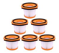 Carkio 6 Pack WS642AE Filter Replacement for Shark Wandvac Self-Empty System WS642AE WS640AE Ultra-Lightweight Powerful Cordless Stick Vacuum Accessories Parts