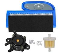 Carkio Air Filter Pre Filter Fuel Pump Fuel Filter Kit Compatible with Kawasaki FH451V FH500V FH531V FH580V 17hp 19hp 23hp John Deere LTR180 LX277 GT235 GX325 11013-7002 49040-7001 M137556