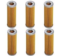 Carkio Fuel Filter Replacement for KUBOTA G4200 G5200 G6200 B1550 B1550HST B20 B1500 B1700 B1750 B2150 B2710 B6000 B7100 15231-43560 1T021-43560 14301-12470 (Pack of 6)
