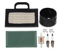 Carkio MIU11286 GY20575 Air Filter Pre-Filter Fuel Oil Filter Spark Plug Tune Up Kit Compatible with John Deere D140 D130 L120 Z425 X130R X135R L118 LA135 LA120 Z425 Lawn Mower Tractor Engine