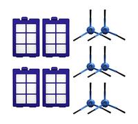Carkio Replacement Parts Kit Compatible with Eufy RoboVac X8,Robot Vacuum Cleaner Accessory Kit,4 Filters,6 Side Brushes X8 Accessories Kit