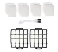 Carkio Vacuum Filter Replacement Compatible with Shark Stratos DuoClean PowerFins AZ3002 AZ3000 Upright Vacuum Cleaner,2 Hepa Filters,4 Spone Filters (Set 1)