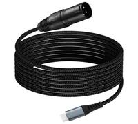 Carkio XLR to USB C 6.6ft, XLR Female to USB Type C Microphone Cable Compatible with Microphones to Cellphone/Laptop/Tablet,Compatible with Windows Macos iO-S Android Linux Unix