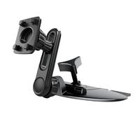 CARKOOL CD Slot Mount for CarPlay Screen, Universal 17mm Ball Head GPS Vehicle Mounts Up and Down Adjustment GPS Car Mount for 7-10.26 Inches Car Play Screen