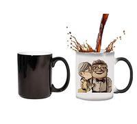 Carl and Ellie up Themed Coffee Tea Cocoa Soup Daily use Mug Birthday Party gage Keepsake C Handle Unique Ceramic Cup Mug. (Magic Mug)