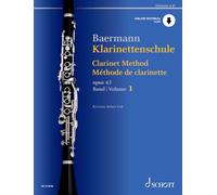 Carl Baermann: Clarinet Method Vol. 1 - Sheet Music with Online Material - Edition Schott (ED 21761D): Vol. 1: No. 1-33. op. 63. clarinet in Bb.