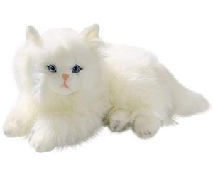 Carl Dick Cat, Persian white, 12 inches, 30cm, Plush Toy, Soft Toy 3199