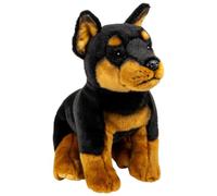 Carl Dick Dobermann Dog sitting 30cm Plush Toy, Soft Toy, Stuffed Animal 3808