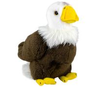 Carl Dick Eagle sitting 18cm Plush Toy, Soft Toy, Stuffed Animal 3816