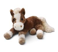 Carl Dick Horse lying brown, Soft Toy, Cuddly Toy